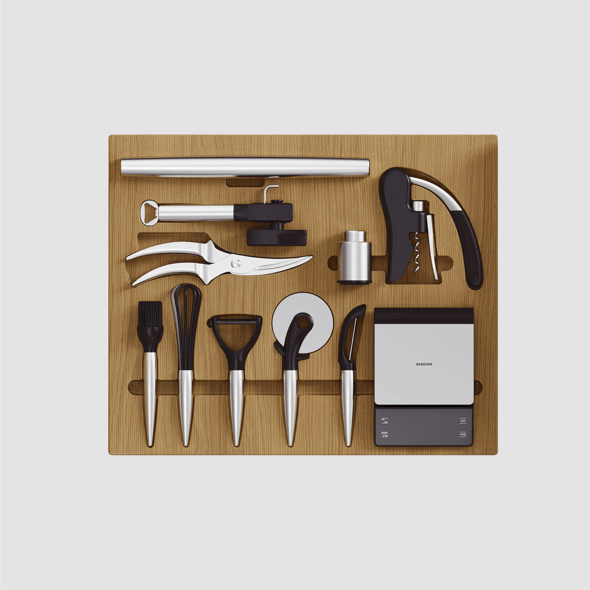 BASISTEM CHUR 510 All-in-One Kitchen Tool Organizer (with Tools)