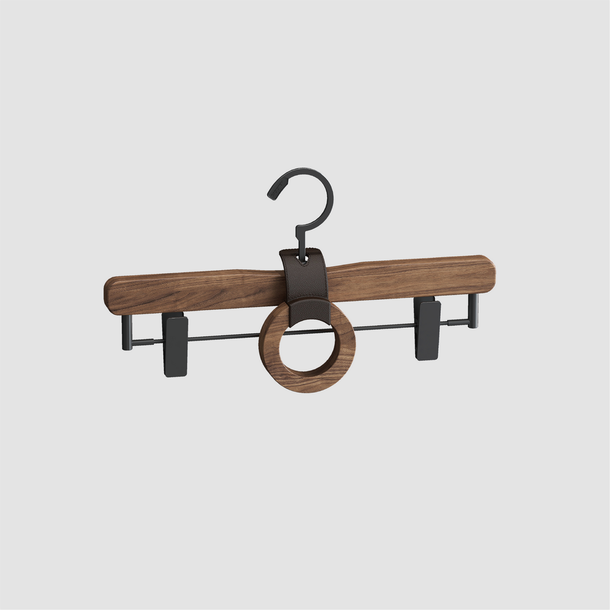 BASISTEM HORGEN Khaki Walnut Pant & Skirt Hanger