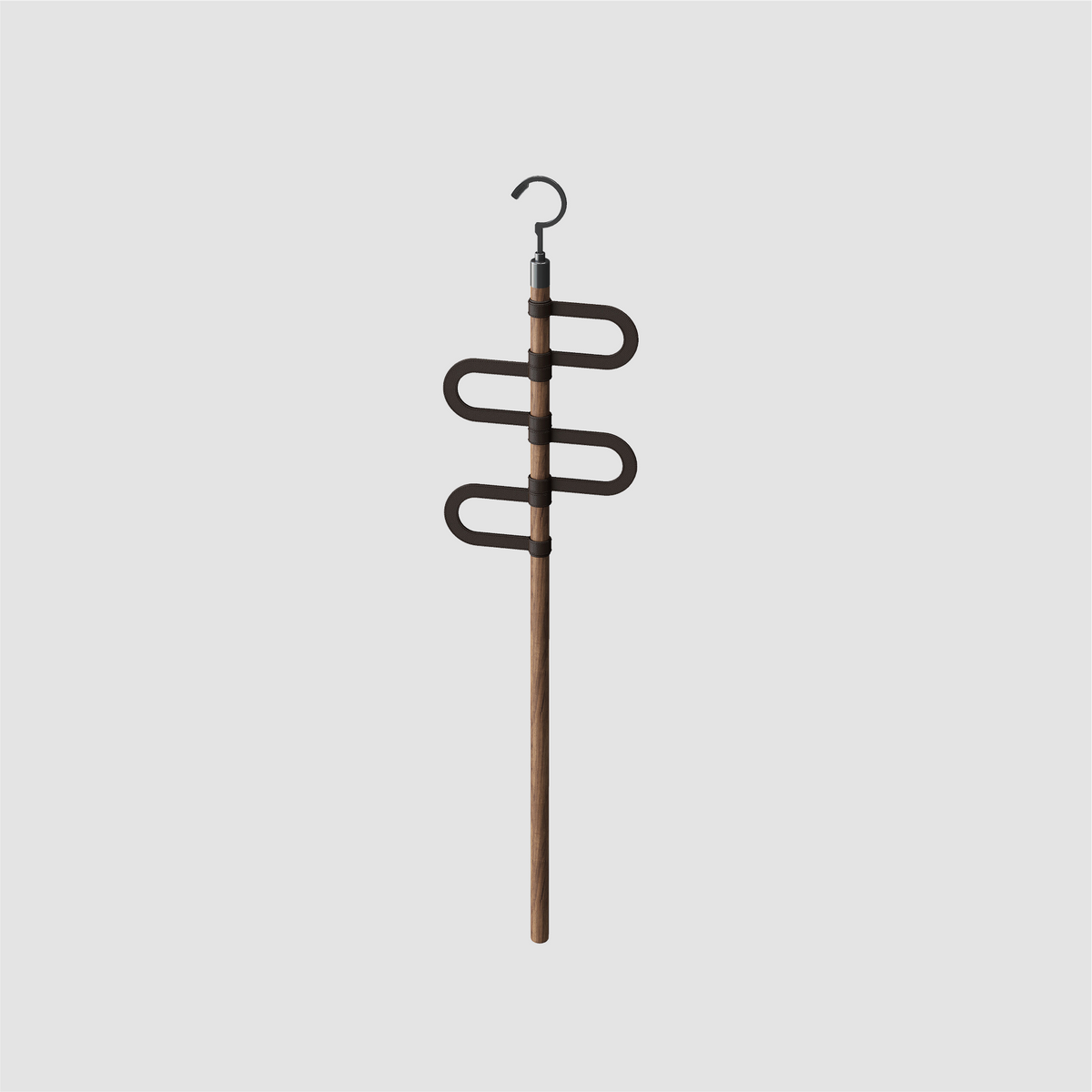 BASISTEM HORGEN Khaki Walnut U-Scarf Hanger