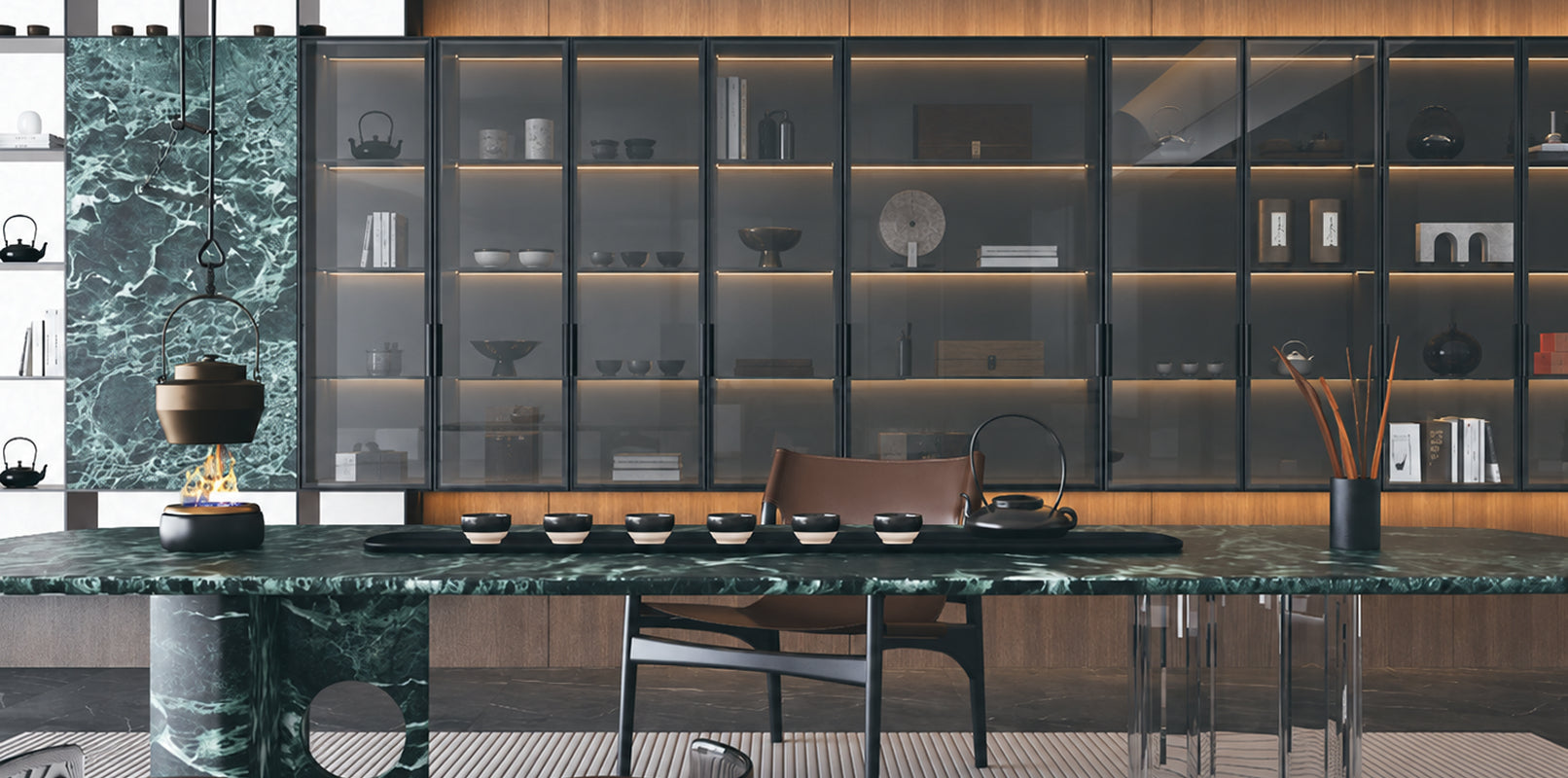 Aluminium Doors & Shelving