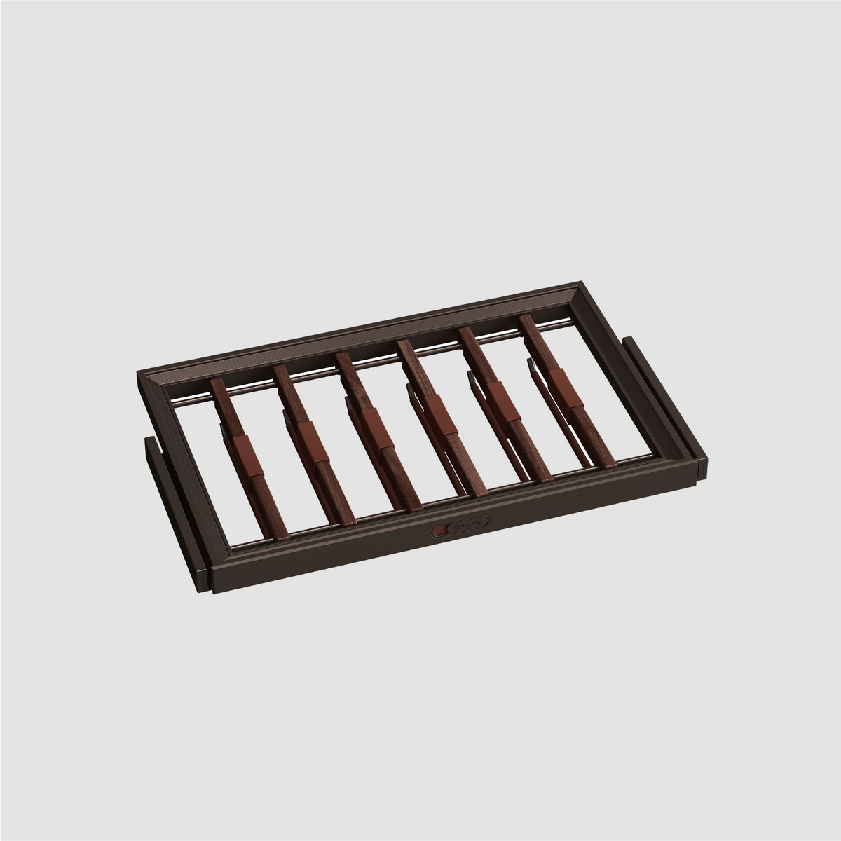 BASISTEM BRUGG Walnut Pull-Out Trousers Rack