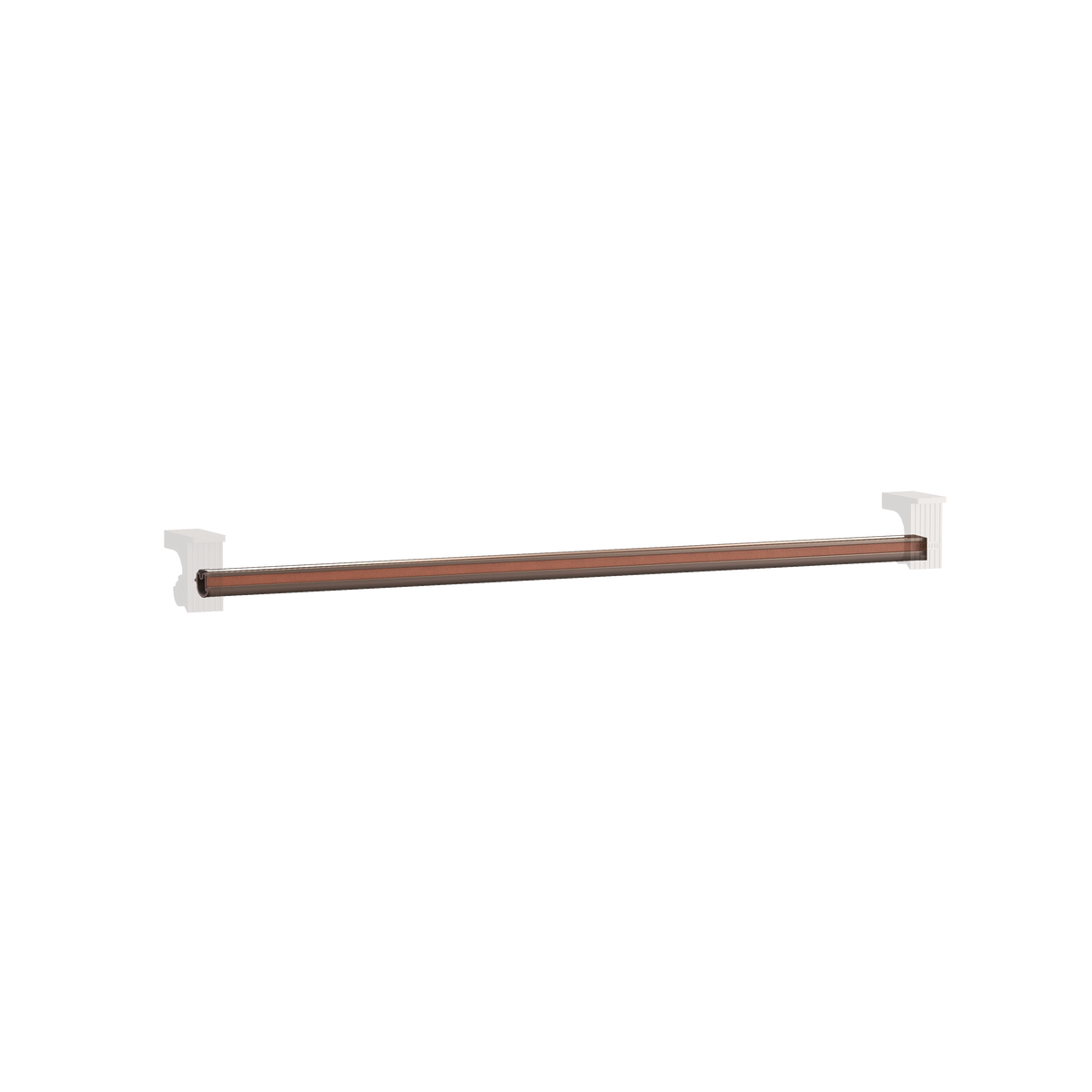 BASISTEM Brugg Wardrobe Hanging Rail (Saddle Shape)