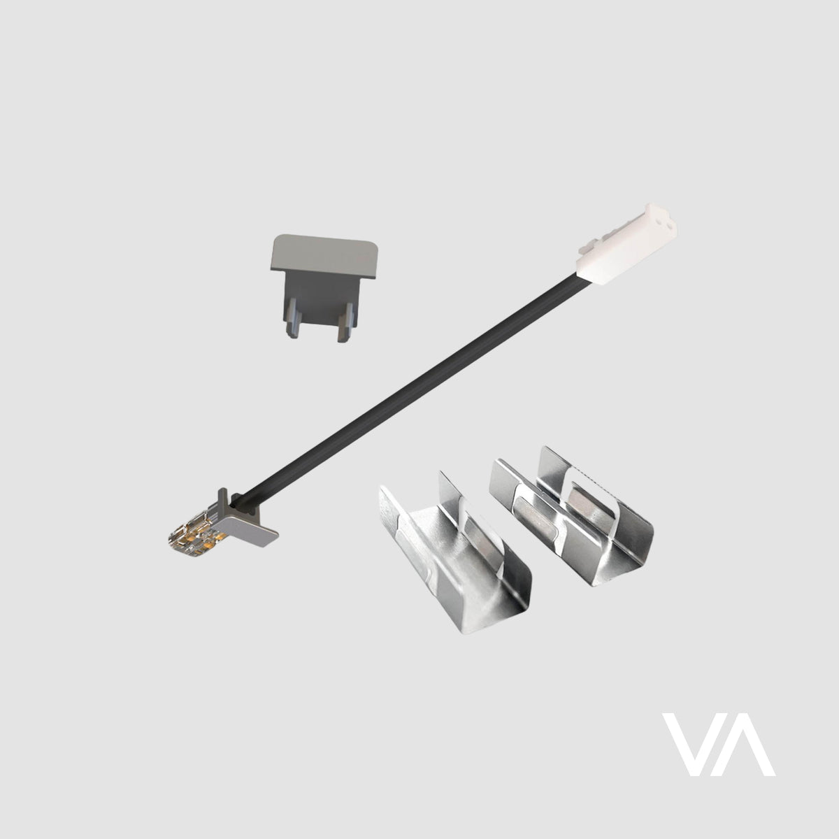 VOXAURA CC4000 Installation Kit for PL4000, 2m, Silver