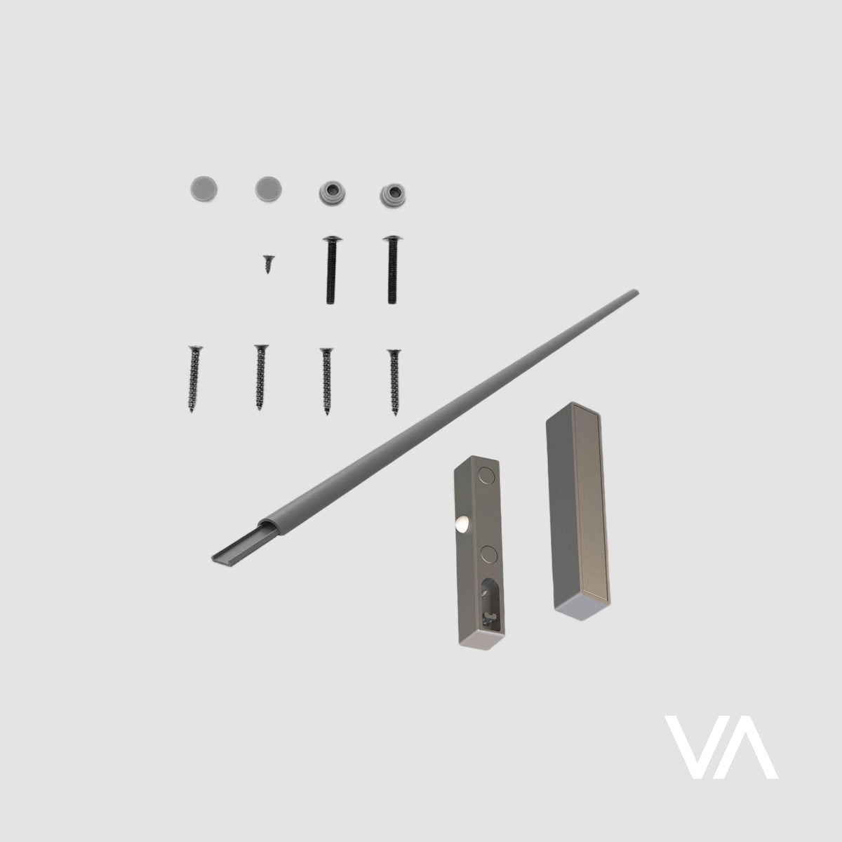 VOXAURA CC4006 Installation Kit for PL4006 with Integrated Sensor, 2m, Silver