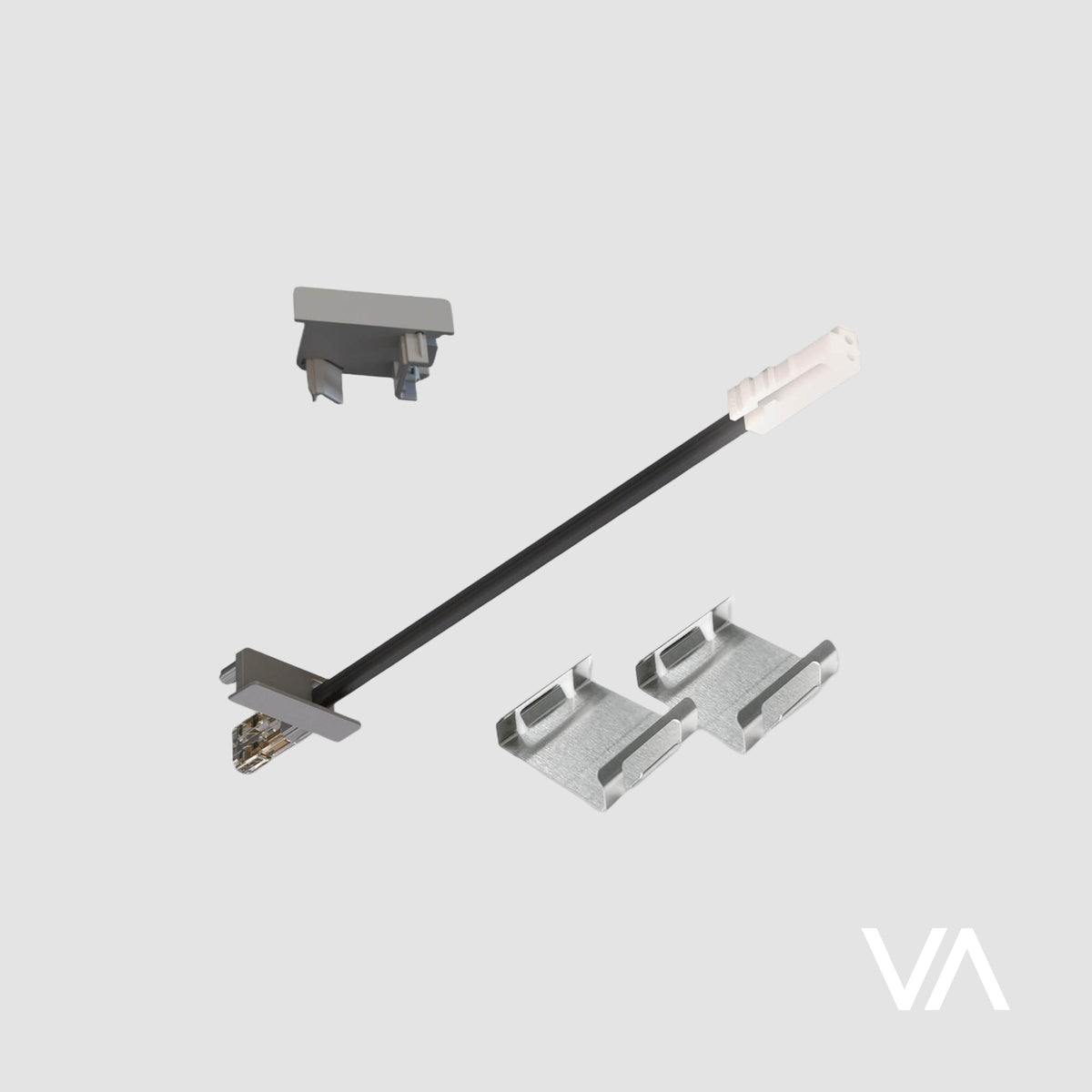 VOXAURA CC4011 Installation Kit for PL4011, 2m, Silver