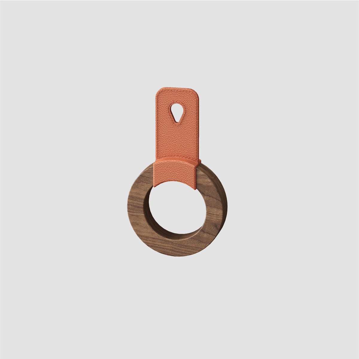 BASISTEM HORGEN Saddle Orange Walnut Small Ring Hanger