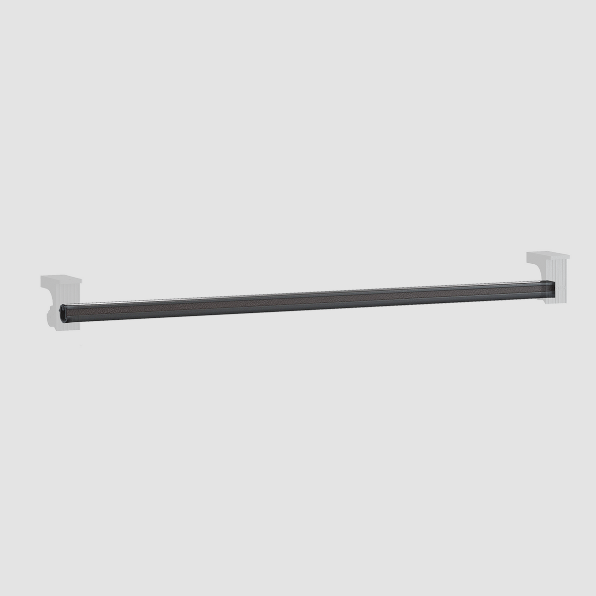 BASISTEM Lugano Wardrobe Hanging Rail (Saddle Shape)
