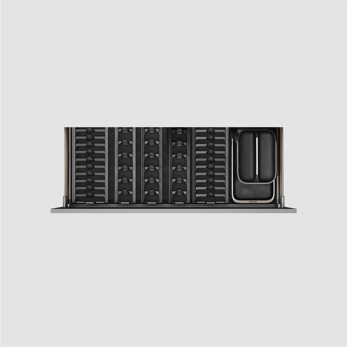 BASISTEM SCHIERS Plate & Bowl Pull-Out Drawer Sets A
