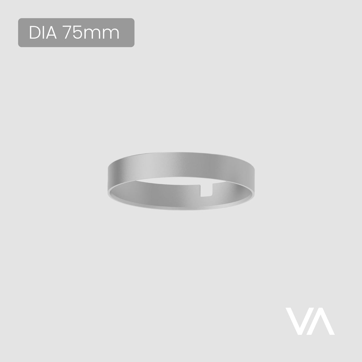 VOXAURA Base for surface mounting, SH3005, DIA 75mm