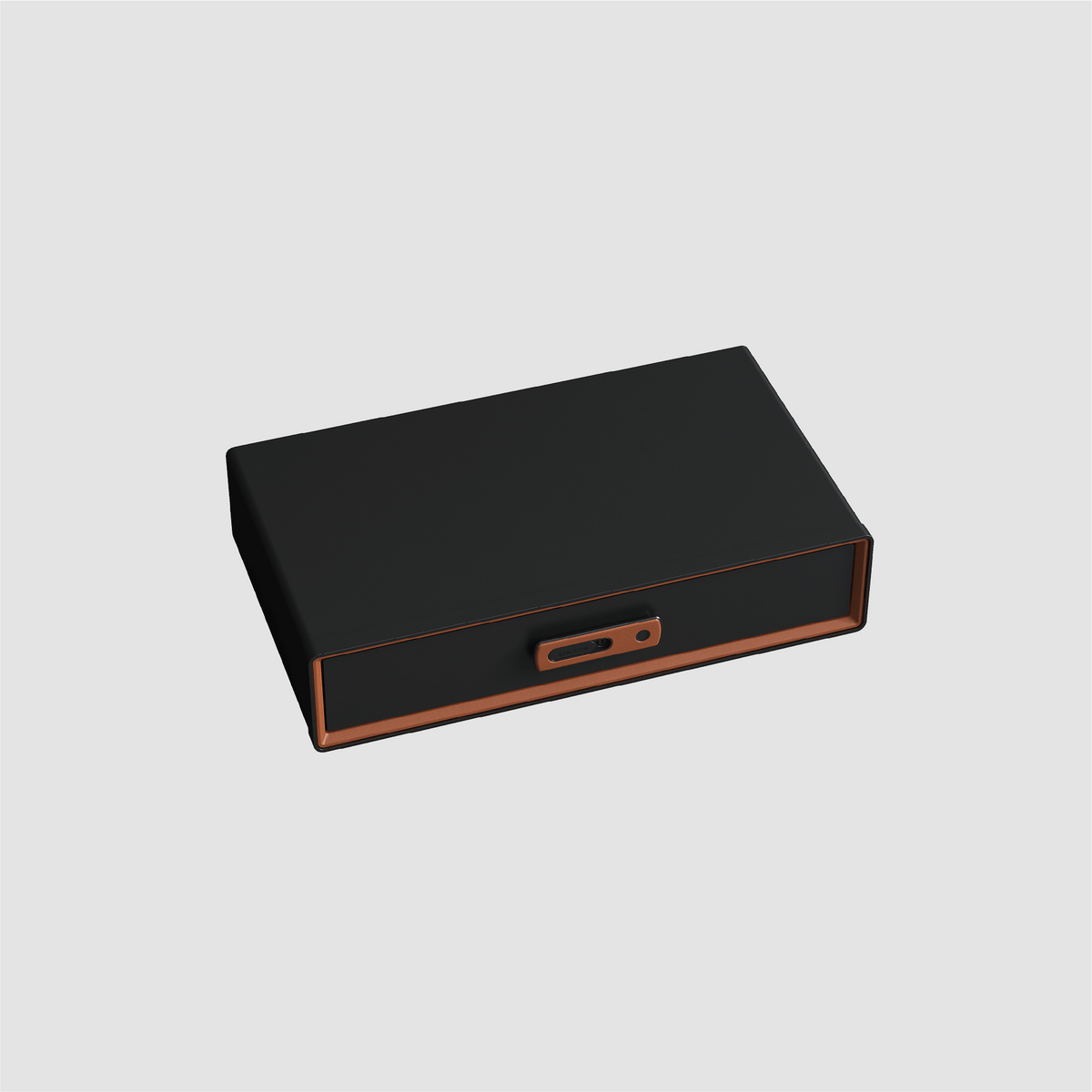 BASISTEM ZUG Saddle Orange Smart Fingerprint Lockbox